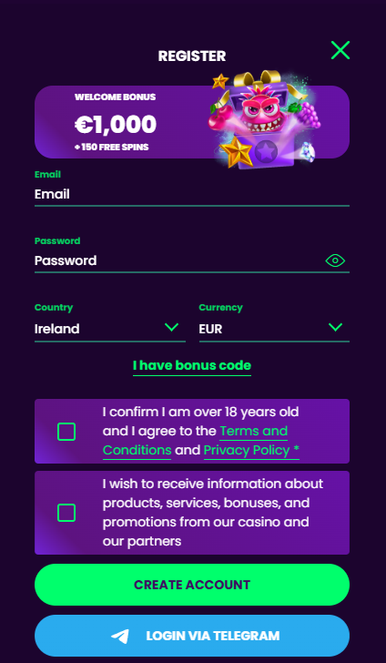 Casino Rocket login